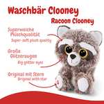 Nici 46621 GLUBSCHIS Cuddly Soft Toy Raccoon Clooney 15cm, Grey