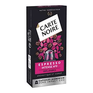 Carte Noire, Espresso Intense, 100 Aluminium Nespresso Compatible Capsules (£17 with S&S)