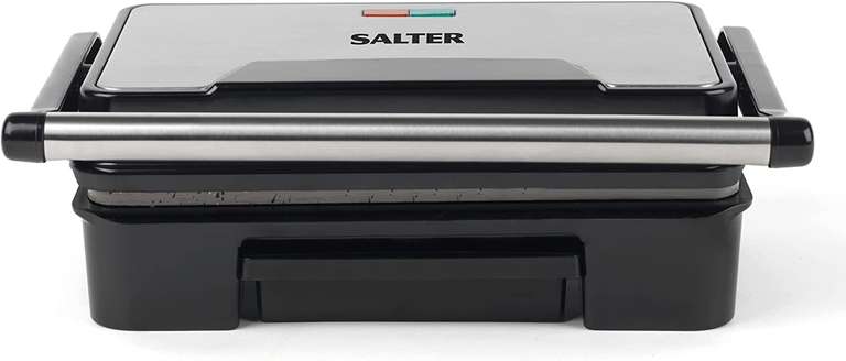 Salter EK2009 Marblestone Health Grill & Panini Press, Electric Non-Stick Griddle Plates, Folding Sandwich Toaster - £20.00 @ Amazon