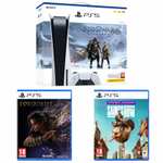 PS5 Disc Console + God of War + Call of Duty Modern Warfare 2 or Resident Evil 4 + Forspoken + Saints row = £34.99 / £39.98 del @ Game