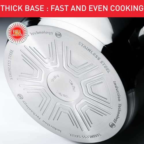 Tefal 20cm Comfort Max Stainless Steel Non-Stick Frying Pan