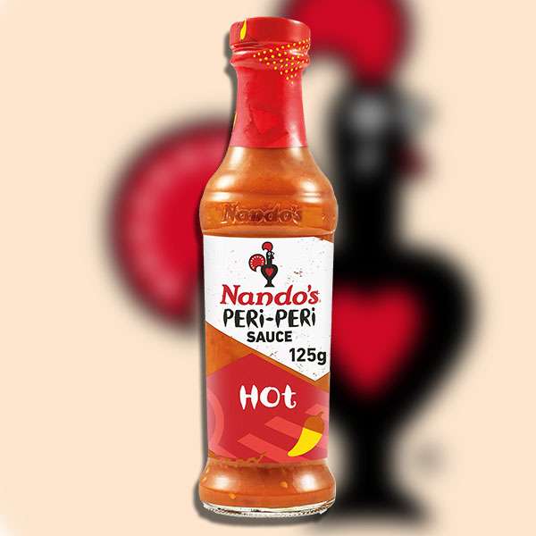 6 x Nando's Peri Peri Hot Sauce Gluten Free 125g Glass Bottles £5.99 + £1 Delivery Best Before 19/11/2022 @ Discount Dragon