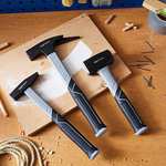 Amazon Basics Fibreglass Handle Hammer Set for Machining, Stoning, & Roofing, 3 Pieces - £12.96. @ Amazon