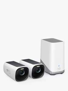 eufy S330 eufy Cam 3 with Two 4K Indoor or Outdoor Cameras, White