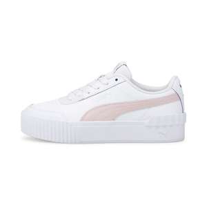 PUMA Carina Lift Older Girls trainers with code + free delivery (all sizes available)