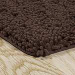 Lavish Home Shag Memory Foam Bath Mat - 58-Inch by 24-Inch Runner with Non-Slip Backing - Chocolate Brown - £13.37 @ Amazon