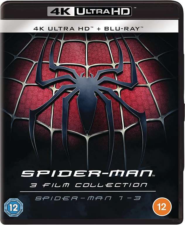 Spider-Man Trilogy [4K Ultra HD + Blu-Ray] - £17.09 @ Amazon