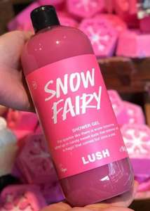 Lush Christmas range 50% off Belfast Store e.g Snow Fairy Shower Gel 1KG £15