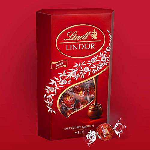 Lindt Lindor Milk Chocolate Truffles Box Extra Large-Approx 48 balls, 600g - £9.78 / £8.75 S&S