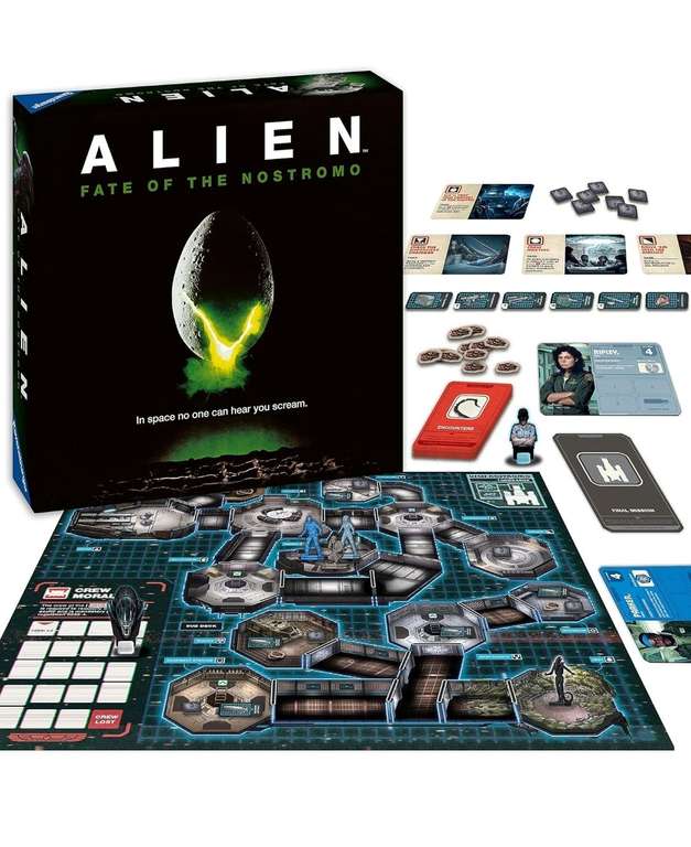 Alien Fate of The Nostromo Board Game
