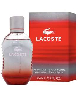 Lacoste Red Pour Homme Eau de Toilette 75ml (with code)