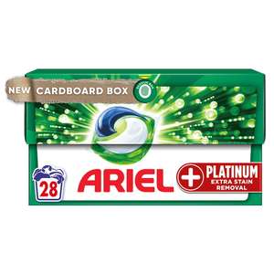 Ariel Platinum All-in-1 pods 28 pack £4.50 in Asda Bournemouth