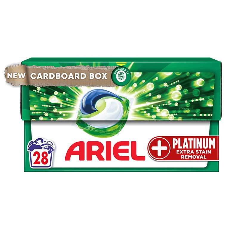 Ariel Platinum All-in-1 pods 28 pack £4.50 in Asda Bournemouth