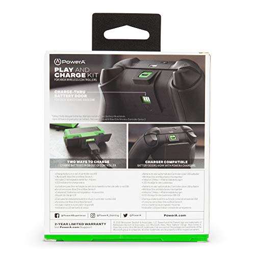 PowerA Play And Charge Kit For Xbox Series X|S £5.99 @ Amazon