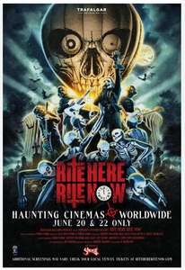 GHOST: RITE HERE RITE NOW Movie - Advance adult Cinema Film tickets at Cineworld using Three+ voucher (95p booking fee for online purchases)