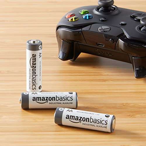 Amazon Basics AA Alkaline Batteries - Industrial Double A, 5-Year Shelf Life, 40-Pack £9.91 Prime Exclusive @ Amazon