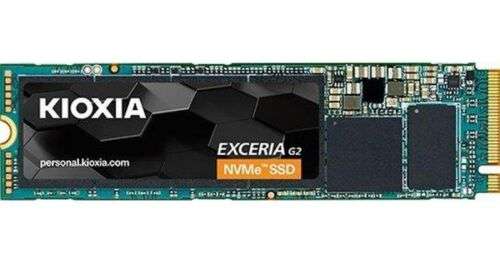 Kioxia 1TB Exceria G2 Internal PCIe NVMe M.2 Ssd with code (UK Mainland) via Ebuyer
