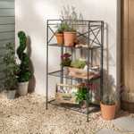 Churchgate Foldable Plant Shelf - 100% metal C&C