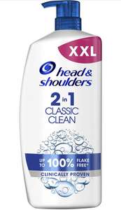 Head & Shoulders Anti-Dandruff Shampoo, 2in1 Classic Clean 1000ml £7.35 or £6.98 Subscribe & Save @ Amazon