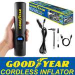 Goodyear Cordless Digital Car Tyre Air Compressor Inflator, Includes 1 adaptor and 3 attachments - £27.99 delivered @ eBay / thinkprice
