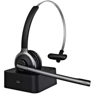 MPOW BH231 M5 Pro Bluetooth 5.0 Wireless Headset With Rechargeable Base - £17.99 @ MyMemory