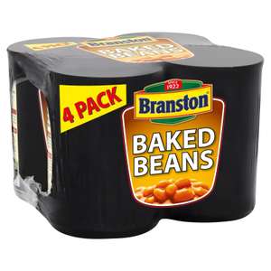 Branston Baked Beans in a Rich & Tasty Tomato Sauce 4 X 410g Tin Packs are £2 @ Iceland