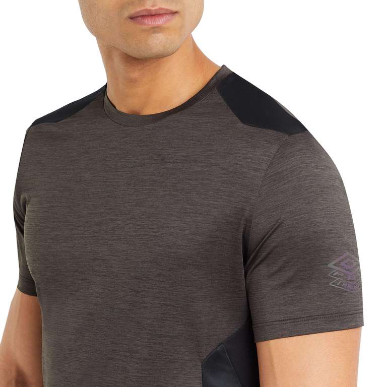 Umbro Mens Training Marl Poly T-shirt - Medium and Small