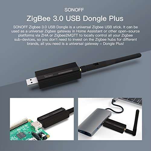 2 x Sonoff Universal Zigbee 3.0 USB Dongle Plus - £28.79 with voucher @ Sonoff / Amazon