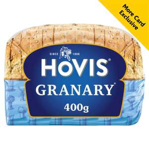 Hovis Granary Bread 400g More card price in Walsall