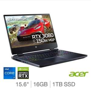 Acer Predator Helios 300 Laptop - Intel i7-12700H, 16GB RAM, 1TB SSD, NVIDIA GeForce RTX 3080 (150W) - sold by TotalSeven LTD