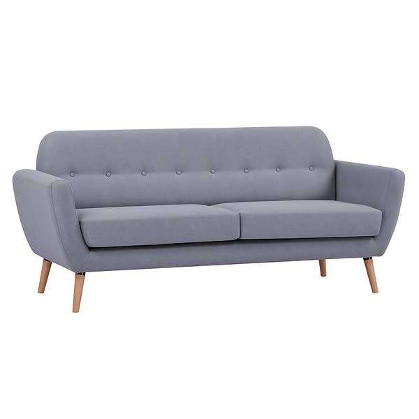 Scandi Savannah 3 Seat Sofa - Grey - £248.40 w/ Newsletter Sign Up Code