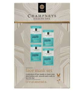 Champneys 4 Face Masks Gift Set - Now Only £3 + £1.50 click collect @ Boots