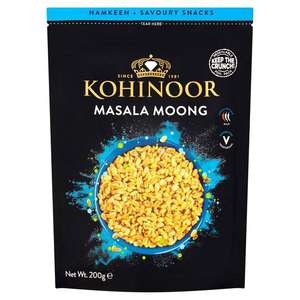 Kohinoor Masala Moong, Khatta Meetha, Kenyan Style Chevado, Achaari Mathri, 200g - 2 for £1 @ Farmfoods Derby