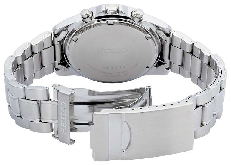 Seiko Quartz Chronograph SND367PC Men's 38 mm Watch