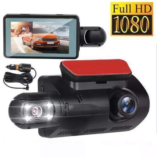 Dual 1080P Dash Camera Front and Rear with a Wide Angle Dashboard and Night Vision - £20.68 delivered with code @ MyMemory
