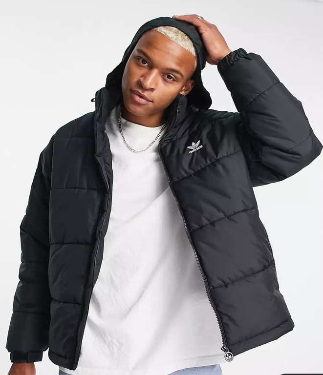 Adidas Essential Padded Puffer Jacket Now £45 Free delivery for members @ Adidas