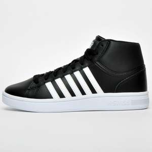 K-Swiss LEATHER Classic Court Winston Mens Hi Top Trainer size 6 & 6.5 £24.99 @ expresstrainers / eBay