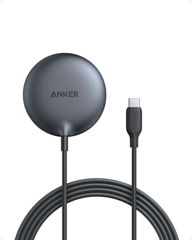 MagSafe Charger Compatible, Anker MagGo Magnetic Wireless Charger (Pad), Qi2 Certified 15W Ultra-Fast Sold by AnkerDirect UK FBA