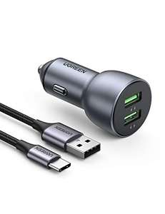 UGREEN 36W Car Charger with USB C Cable - £11.89 @ Dispatches from Amazon Sold by UGREEN GROUP