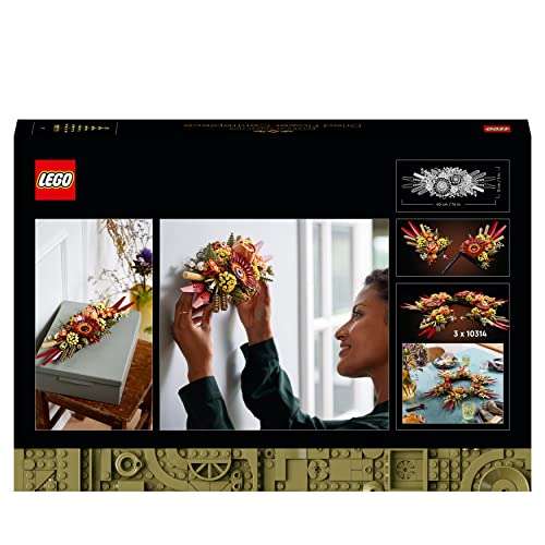LEGO Icons 10314 Dried Flower Centrepiece, Botanical Collection £29.99 @ Amazon