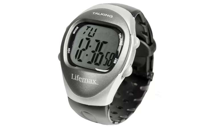 Lifemax Digital Talking Watch - £12.50 with free click and collect at Argos