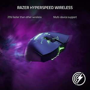 Razer DeathAdder V3 Pro, Lightweight Wireless Ergonomic Esports Mouse (63g)