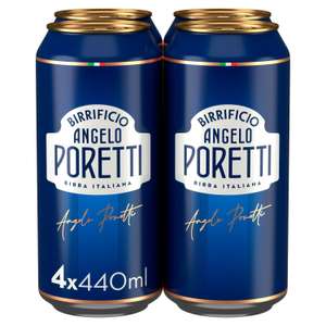 FREE Birrificio Angelo Poretti Pint Glass with every purchase of Birrificio Angelo Poretti 4x 440ml Cans - Instore