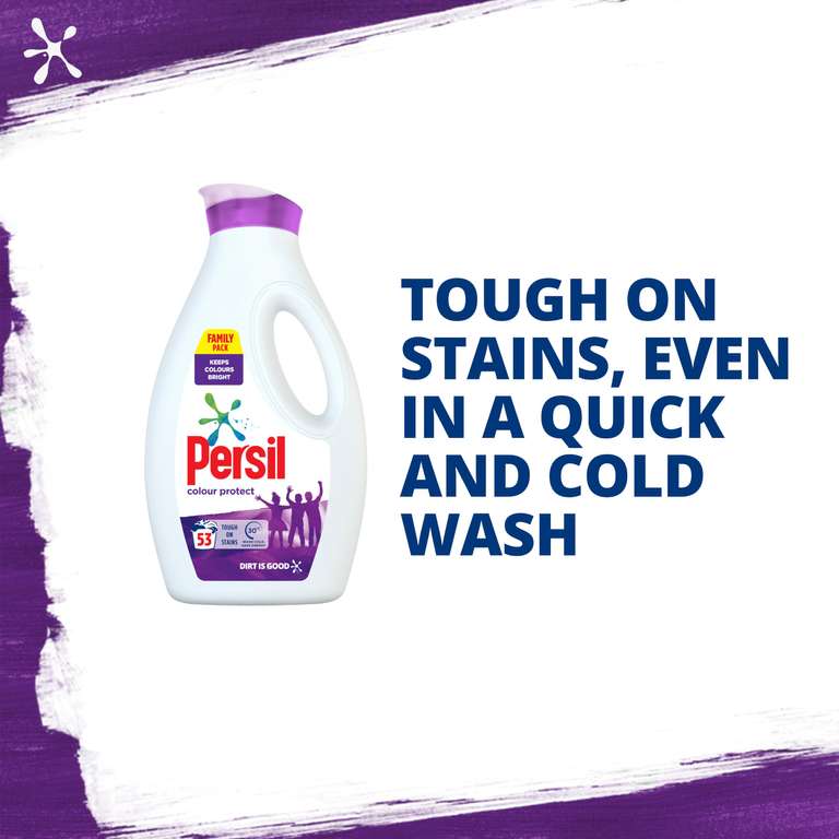 Persil Colour Laundry Washing Liquid Detergent 1.431 L (53 washes) - £5.40 or less with Max Subscribe & Save