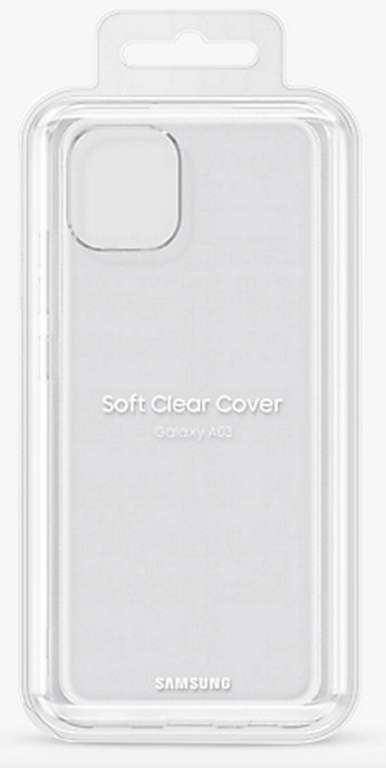 Samsung Galaxy A03 Soft Clear Cover - £1 (+£2.50 Click & Collect) @ John Lewis & Partners