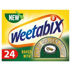 24 pack of Weetabix, £1.50 for the golden syrup flavour and £1.75 for the chocolate @ Iceland Newton Abbot