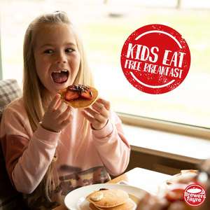FREE Unlimited Breakfast for TWO children under 16 with every 1 adult paying @ Beefeater & Brewers Fayre