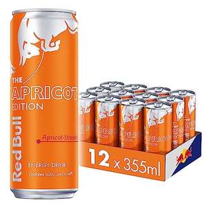 Red Bull Energy Drink Apricot & Strawberry Edition 250ml x 12 - £8.10 S&S (£6.30 with Possible 20% Voucher Applied)