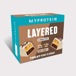 Myprotein Layered Protein Bar (Cookie Crumble flavour) 24 x 60g