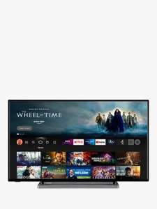 Toshiba 43UF3D53DB 2022 LED HDR 4K Ultra HD Smart Fire TV 43" + 5yr Guarantee - £229 with code (My JL members only) @ John Lewis & Partners